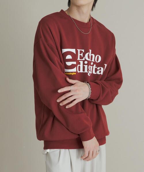 SENSE OF PLACE by URBAN RESEARCH（センスオブプレイスバイアーバンリサーチ）の「アソートグラフィックロゴスウェット（スウェット・メンズ・グレー/レッド/ネイビー/ブラック・MEDIUM/LARGE）」の4枚目の写真