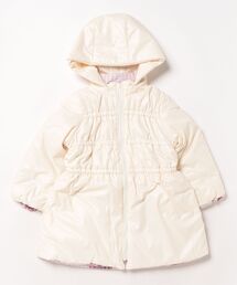 hakka kids（ハッカキッズ）の「グレンチェックアートスミレプリントリバーシブルブルゾン（ブルゾン）」