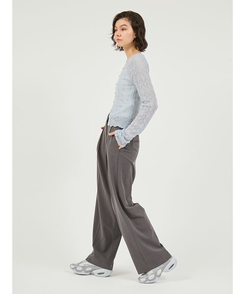 emmi（エミ）の「モヘヤ混2wayニットトップス（ニット/セーター・レディース・ホワイト/グレー/ブルー/ブラック・F）」の20枚目の写真