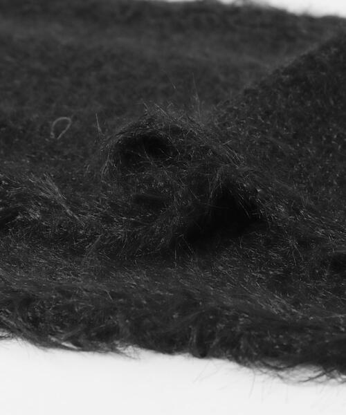 RODE SKO（ロデスコ）の「スリムロングマフラー（マフラー・レディース・オフホワイト/ブラック・ONE）」の8枚目の写真