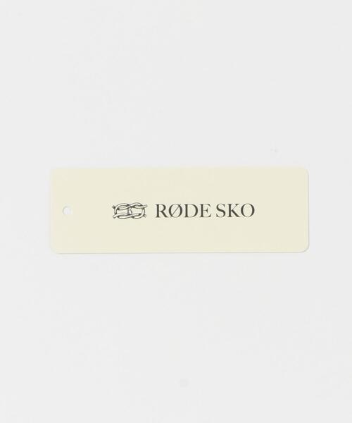 RODE SKO（ロデスコ）の「スリムロングマフラー（マフラー・レディース・オフホワイト/ブラック・ONE）」の10枚目の写真