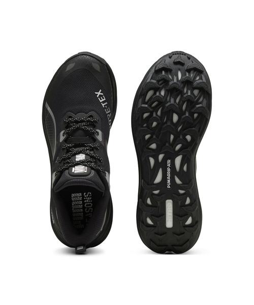 PUMA(プーマ)の「PUMA プーマ メンズ ヴォヤージュ ニトロ 4 ゴアテックス ランニングシュー(スニーカー・メンズ・ブラック×シルバー・25.0cm/25.5cm/30.0cm/31cm/27.0cm/27.5cm/26.0cm/26.5cm/29.0cm/29.5cm/28.0cm/28.5cm)」の4枚目の写真