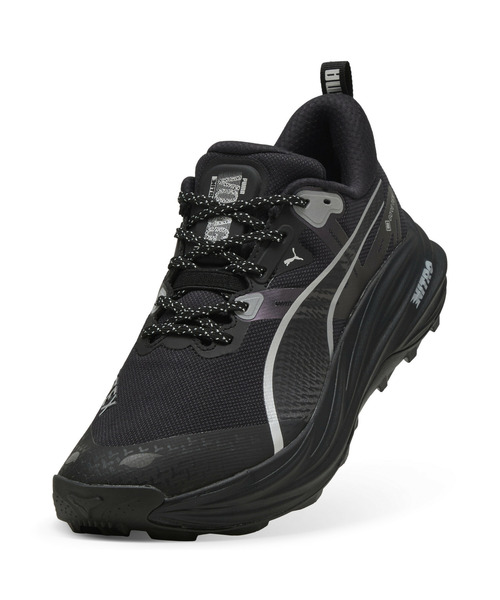 PUMA(プーマ)の「PUMA プーマ メンズ ヴォヤージュ ニトロ 4 ゴアテックス ランニングシュー(スニーカー・メンズ・ブラック×シルバー・25.0cm/25.5cm/30.0cm/31cm/27.0cm/27.5cm/26.0cm/26.5cm/29.0cm/29.5cm/28.0cm/28.5cm)」の6枚目の写真