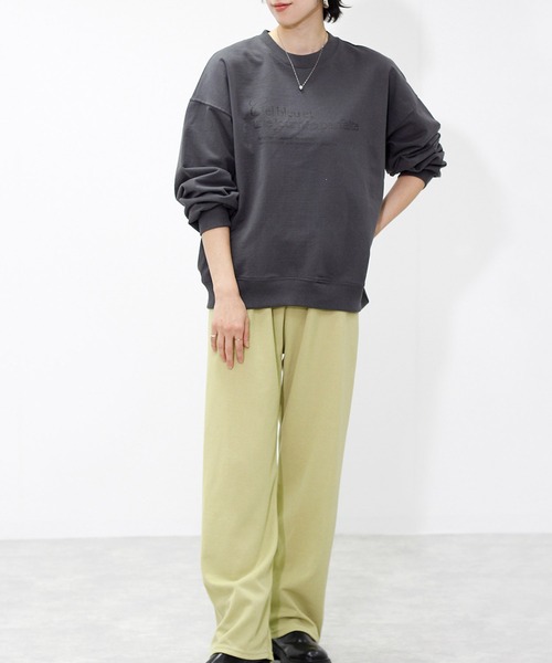 Fizz（フィズ）の「裏毛ロゴプリントスウェット（スウェット・レディース・グレー/チャコール/アイボリー/ブラック・M）」の10枚目の写真