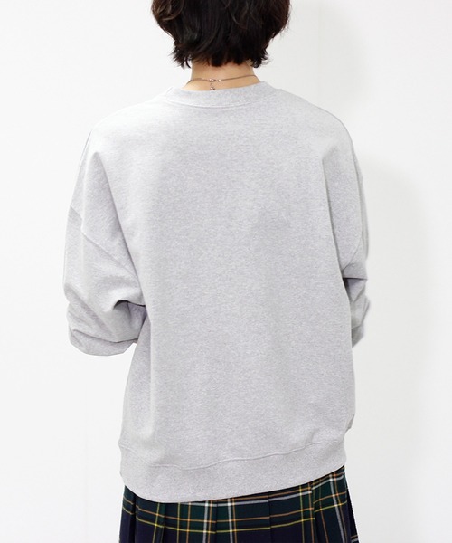 Fizz（フィズ）の「裏毛ロゴプリントスウェット（スウェット・レディース・グレー/チャコール/アイボリー/ブラック・M）」の6枚目の写真