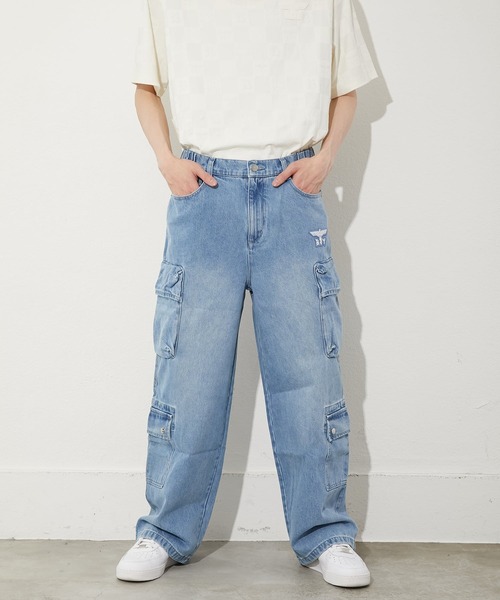 セール】【BOY LONDON】LOOSE FIT DENIM CARGO（デニムパンツ）｜BOY
