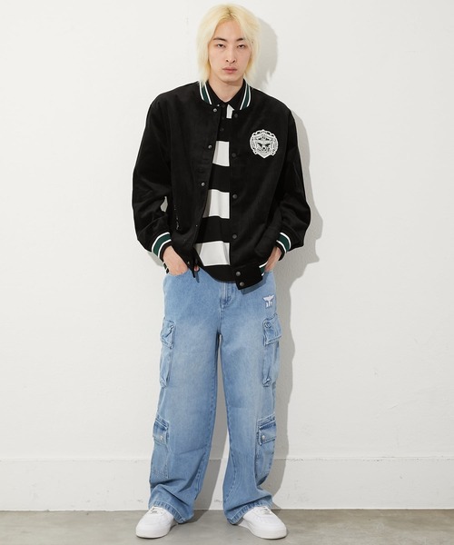 BOY LONDON(ボーイロンドン)の「【BOY LONDON】LOOSE FIT DENIM CARGO(デニムパンツ・メンズ・ブルー・MEDIUM/LARGE)」の2枚目の写真