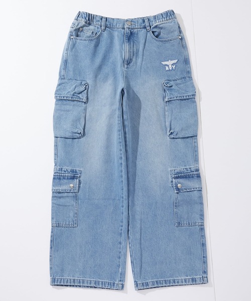 BOY LONDON(ボーイロンドン)の「【BOY LONDON】LOOSE FIT DENIM CARGO(デニムパンツ・メンズ・ブルー・MEDIUM/LARGE)」の5枚目の写真