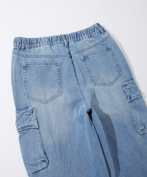 BOY LONDON(ボーイロンドン)の「【BOY LONDON】LOOSE FIT DENIM CARGO(デニムパンツ・メンズ・ブルー・MEDIUM/LARGE)」の9枚目の写真