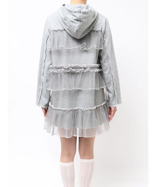 merry jenny(メリージェニー)の「ミルキーアイレットチュールワンピース(ワンピース・レディース・ピンク/オフホワイト/グレー・FREE)」の11枚目の写真