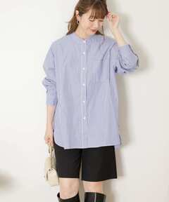 セール】コットンブロード2WAY ボウタイブラウス（シャツ/ブラウス