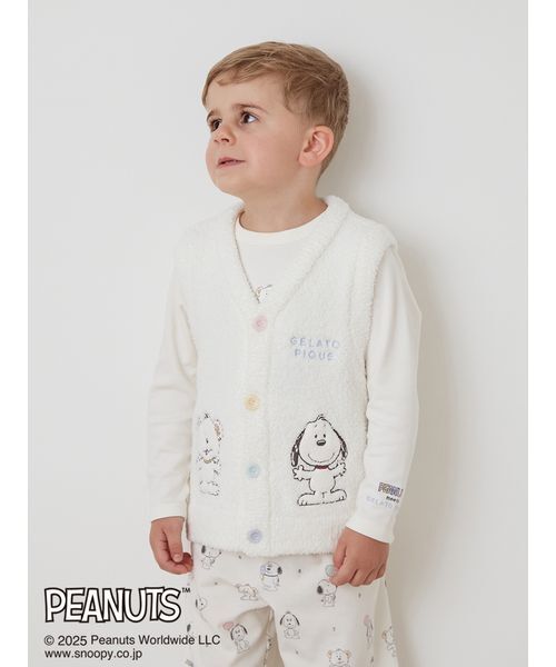 PEANUTS PUPPIES】【KIDS】ベビモコベスト（ルームウェア/パジャマ