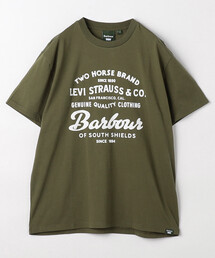 Barbour(�o�u�A�[)��Barbour x Levi's/�o�u�A�[ × ���[�o�C�X Levi's × Barbour graphic t-shirt(T�V���c/�J�b�g�\�[)