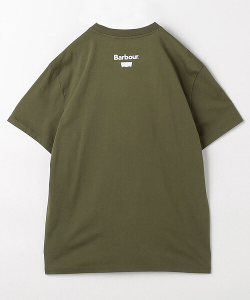 Barbour(バブアー)の「Barbour x Levi's/バブアー × リーバイス Levi's × Barbour graphic t-shirt(Tシャツ/カットソー・メンズ・ホワイト/オリーブ・LARGE/MEDIUM)」の3枚目の写真