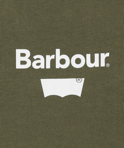 Barbour(バブアー)の「Barbour x Levi's/バブアー × リーバイス Levi's × Barbour graphic t-shirt(Tシャツ/カットソー・メンズ・ホワイト/オリーブ・LARGE/MEDIUM)」の7枚目の写真