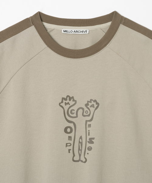 Millo Archive（ミロ アーカイブ）の「ツータイプクランピーロングスリーブ[サンド]（Tシャツ/カットソー・メンズ・その他・LARGE/X-LARGE/MEDIUM）」の2枚目の写真