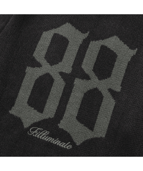 F.ILLUMINATE（フィルミネイト）の「88ジャガードラウンドニット-ブラック（ニット/セーター・メンズ・その他・MEDIUM/LARGE/SMALL）」の7枚目の写真