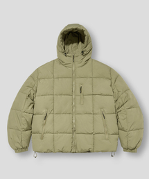 F.ILLUMINATE（フィルミネイト）の「Grid Quilting Hood Padding-Beige（ダウンジャケット/コート）」