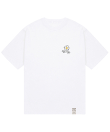 GRAVER（グレーバー）の「[UNISEX] FLOWER BOARD SHORT SLEEVE T-SHIRT_WHITE（Tシャツ/カットソー・メンズ）」