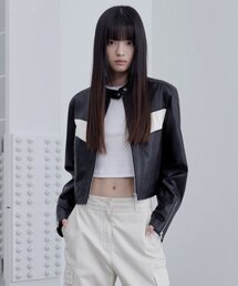 MUSINSA STANDARD WOMAN(���V���T�X�^���_�[�h�E�[�}��)�̃E�B�����Y �V���Z�e�B�b�N���U�[ ���[�T�[�W���P�b�g [�u���b�N](���C�_�[�X�W���P�b�g)