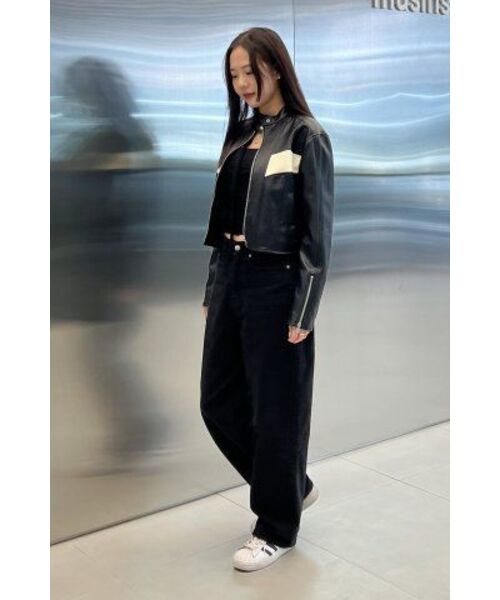 MUSINSA STANDARD WOMAN（ムシンサスタンダードウーマン）の「ウィメンズ シンセティックレザー レーサージャケット [ブラック]（ライダースジャケット・レディース・その他・SMALL/MEDIUM）」の20枚目の写真