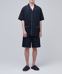 MUSINSA STANDARD（ムシンサスタンダード）の「Cotton Tencel Half Pajama Set [Navy/White]（ルームウェア/パジャマ）」