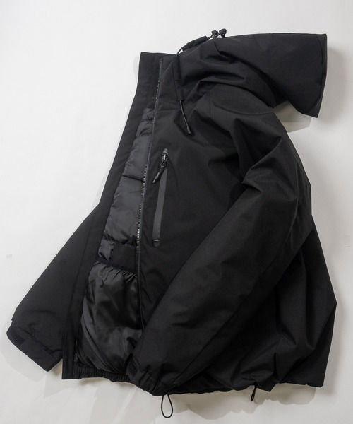 JOHN'S CLOSET（ジョンズクローゼット）の「【a】ファイバーダウン ボリューム スタンドジャケット/パーカー（ミリタリージャケット・メンズ・ブラック系2/グレー系2/ブラック系1/グレー系1・MEDIUM/LARGE/X-LARGE）」の5枚目の写真