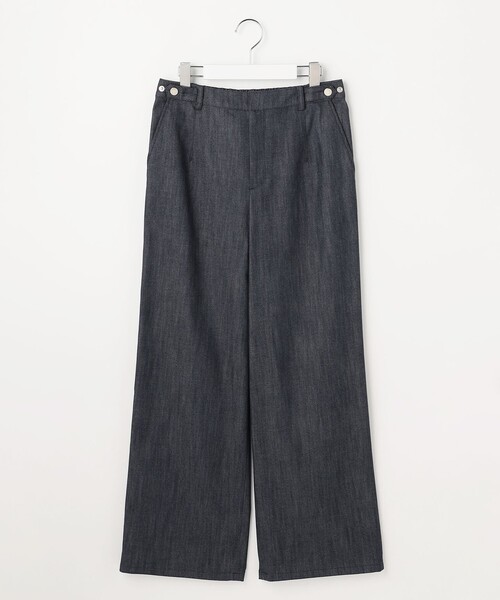 J.PRESS(ジェイプレス)の「セルロースシャンブレー セミワイド パンツ(その他パンツ・レディース・ネイビー系/ライトグレー系・T15/T13)」の15枚目の写真