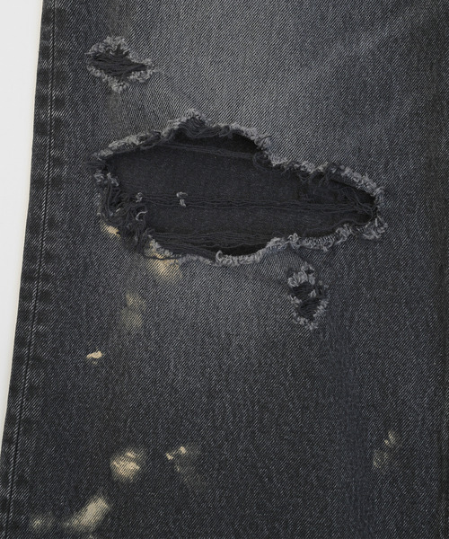 VICTIM(ヴィクティム)の「VICTIM ヴィクティム / VICTIM×HAGUN TRAN PIPED ENIM PANTS コラボレーションヴィンテージデニムパンツ / VTM-25-P-106(デニムパンツ・メンズ・ブルー/ブラック・1/2/3/4)」の14枚目の写真