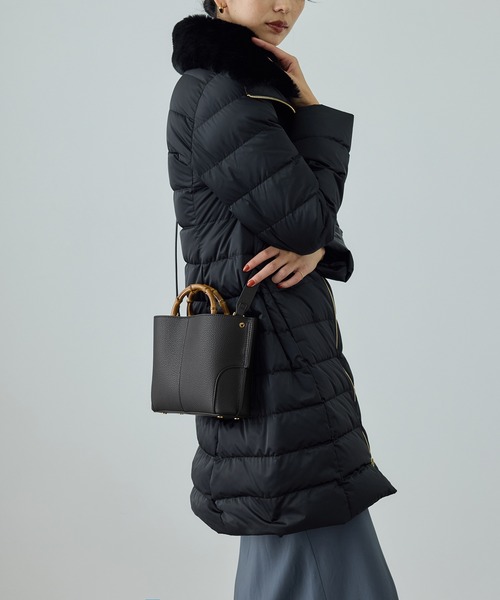 E'POR（エポール）の「【E'POR】BAMBOO BAG Mini 【超軽量】（ハンドバッグ・レディース・オフホワイト/ブラック系その他/ベージュ系その他・FREE）」の18枚目の写真