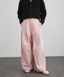SALON adam et rope' | 【WEB限定】コットンツイルワイドフォルムパンツ / 新色追加(その他パンツ)