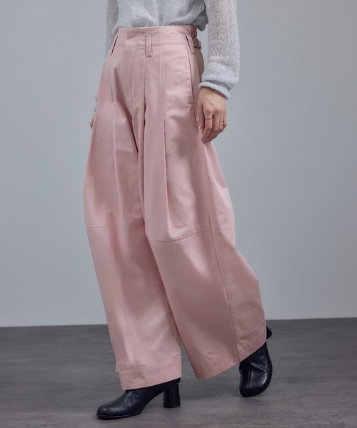 WEB限定】コットンツイルワイドフォルムパンツ / 新色追加（その他