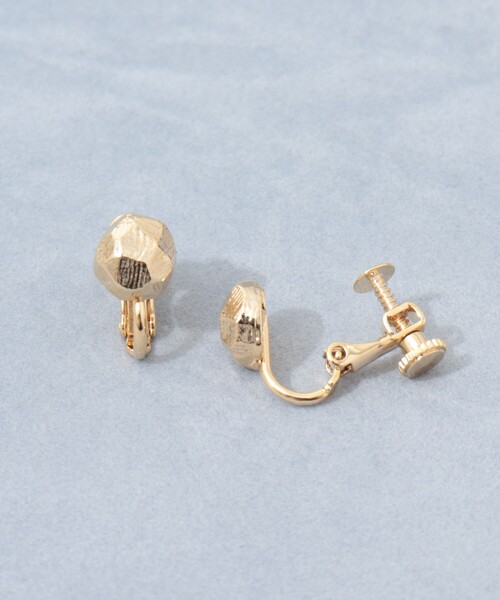 grace grace （グラスグラス）の「【grace grace/グラスグラス】ロックビーンズイヤリング（イヤリング・レディース・ゴールド・E）」の3枚目の写真