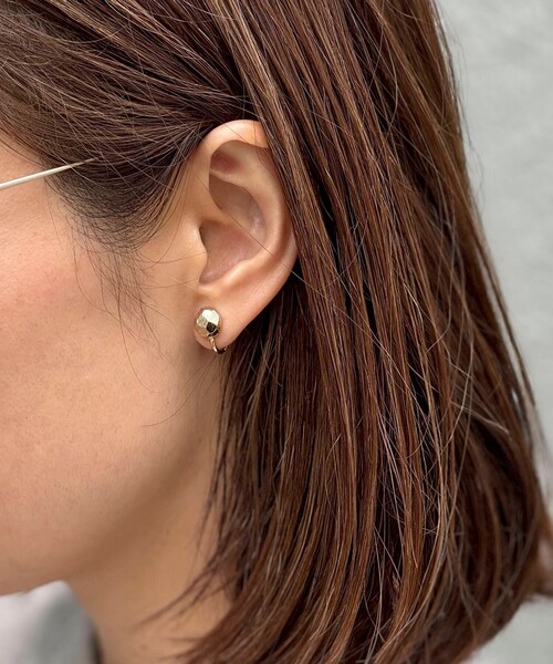 grace grace （グラスグラス）の「【grace grace/グラスグラス】ロックビーンズイヤリング（イヤリング・レディース・ゴールド・E）」の5枚目の写真