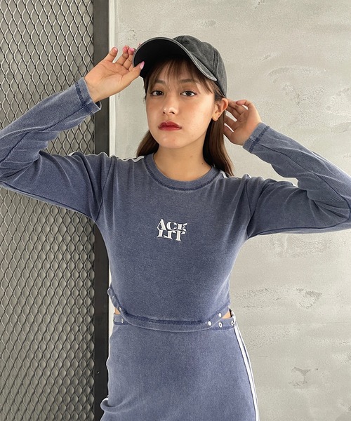 ROGER AND RAW（ロジャーアンドロウ）の「サイドラインリブロングワンピース（ワンピース・レディース・ネイビー/ブラウン/ブラック・FREE）」の15枚目の写真