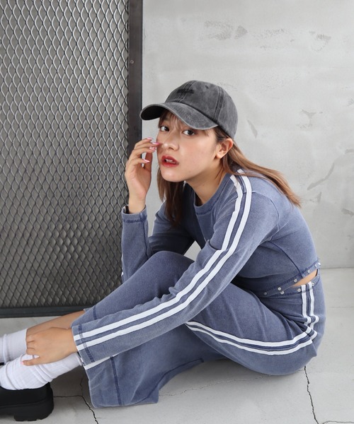 ROGER AND RAW（ロジャーアンドロウ）の「サイドラインリブロングワンピース（ワンピース・レディース・ネイビー/ブラウン/ブラック・FREE）」の5枚目の写真