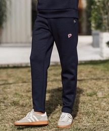 1minute 1second（ワンミニットワンセカンド）の「mp14368-cardboard knit pants with heart patch イージーパンツ(1M26H200)（スウェットパンツ）」