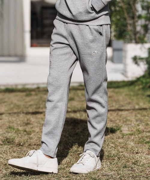 1minute 1second(ワンミニットワンセカンド)の「mp14368-cardboard knit pants with heart patch イージーパンツ(1M26H200)(スウェットパンツ・メンズ・ブラック/トップグレー/ネイビー・S/M/L/XL)」の3枚目の写真