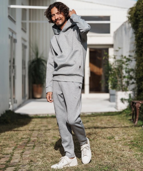 1minute 1second(ワンミニットワンセカンド)の「mp14368-cardboard knit pants with heart patch イージーパンツ(1M26H200)(スウェットパンツ・メンズ・ブラック/トップグレー/ネイビー・S/M/L/XL)」の17枚目の写真