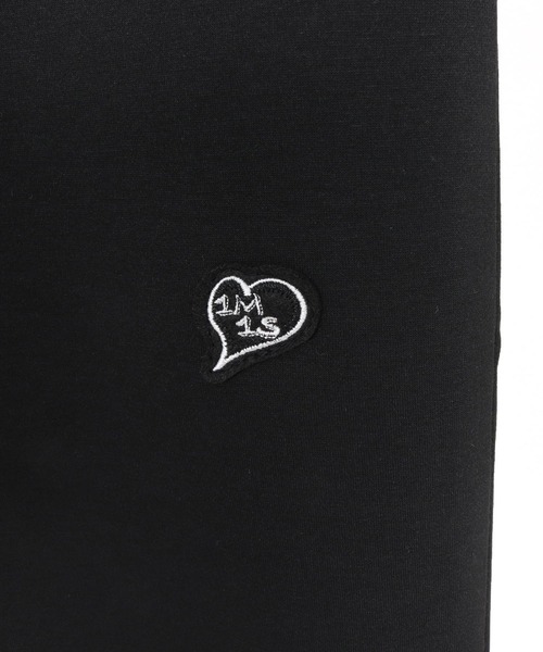 1minute 1second(ワンミニットワンセカンド)の「mp14368-cardboard knit pants with heart patch イージーパンツ(1M26H200)(スウェットパンツ・メンズ・ブラック/トップグレー/ネイビー・S/M/L/XL)」の11枚目の写真
