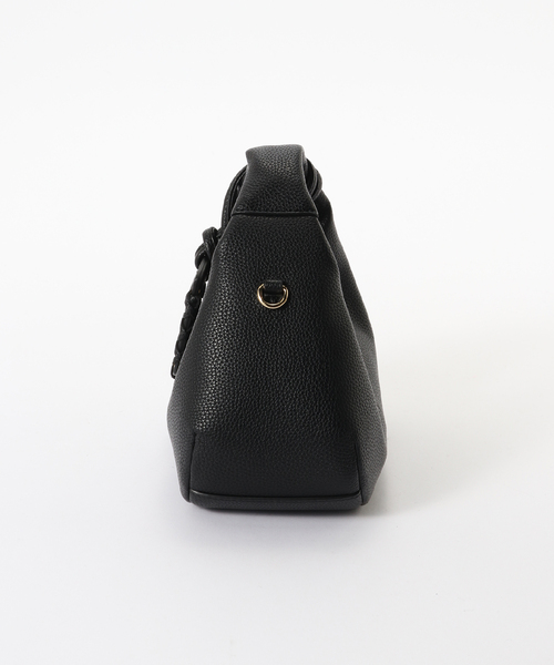 U by SPICK&SPAN(ユーバイスピックアンドスパン)の「GANNI/ガニー Hobo Mini Grained バッグ(ハンドバッグ・レディース・ブラック・FREE)」の4枚目の写真