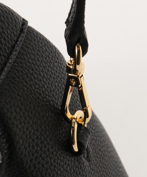U by SPICK&SPAN(ユーバイスピックアンドスパン)の「GANNI/ガニー Hobo Mini Grained バッグ(ハンドバッグ・レディース・ブラック・FREE)」の9枚目の写真