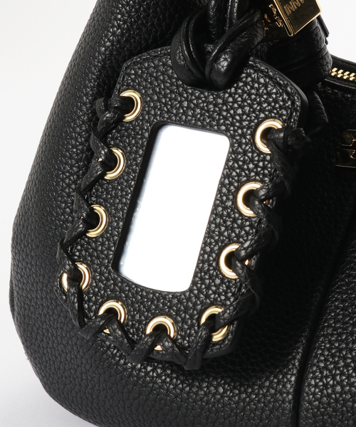 U by SPICK&SPAN(ユーバイスピックアンドスパン)の「GANNI/ガニー Hobo Mini Grained バッグ(ハンドバッグ・レディース・ブラック・FREE)」の10枚目の写真