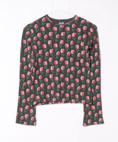 SUPER RIB CREW-NECK L/S TOPS (TULIP) スーパーリブクルーネック