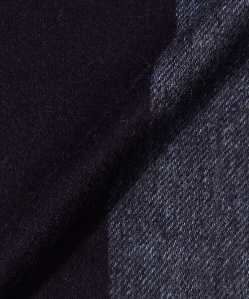 TOMORROWLAND （トゥモローランド）の「TOMORROWLAND カシミヤ パネルチェックマフラー（マフラー・メンズ・グレー系その他/ベージュ系その他/ブルー系その他/イエロー系その他・FREE）」の7枚目の写真