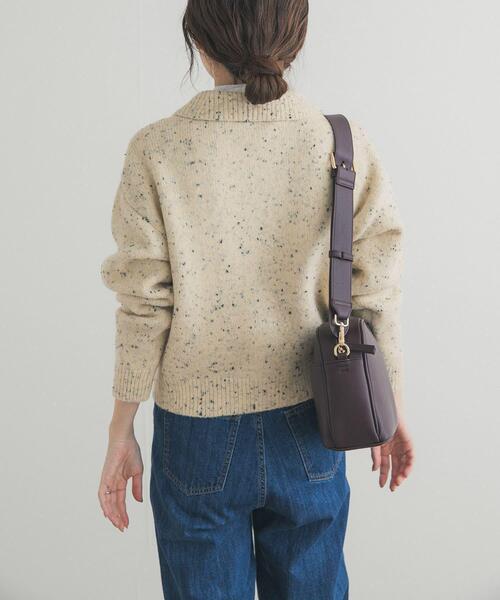 URBAN RESEARCH DOORS（アーバンリサーチドアーズ）の「ネップヤーンカーディガン（カーディガン/ボレロ・レディース・ベージュ/グレー・FREE）」の22枚目の写真