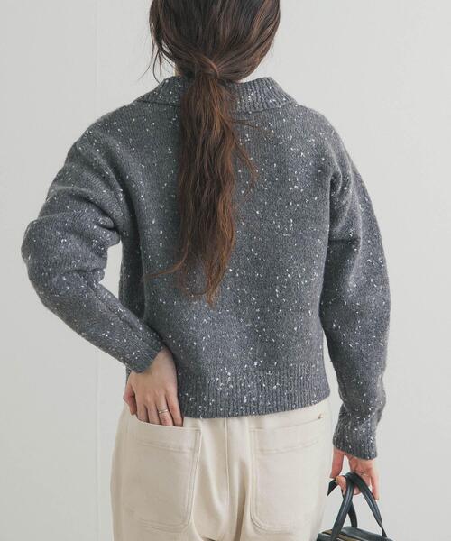 URBAN RESEARCH DOORS（アーバンリサーチドアーズ）の「ネップヤーンカーディガン（カーディガン/ボレロ・レディース・ベージュ/グレー・FREE）」の17枚目の写真