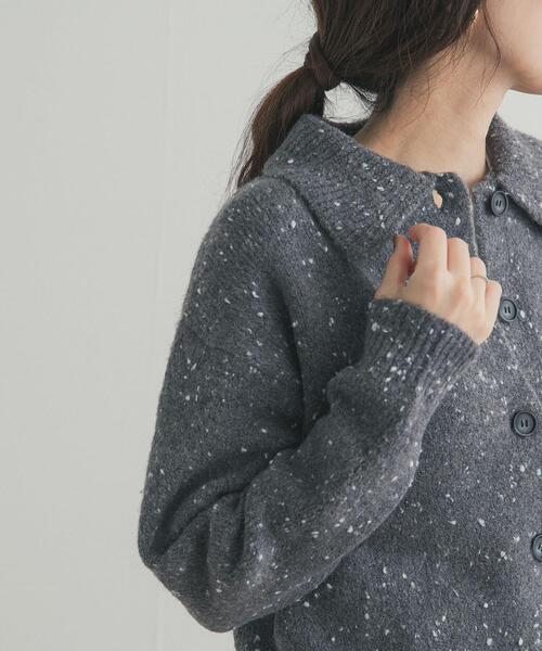 URBAN RESEARCH DOORS（アーバンリサーチドアーズ）の「ネップヤーンカーディガン（カーディガン/ボレロ・レディース・ベージュ/グレー・FREE）」の18枚目の写真