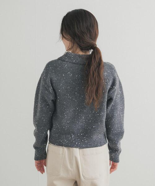 URBAN RESEARCH DOORS（アーバンリサーチドアーズ）の「ネップヤーンカーディガン（カーディガン/ボレロ・レディース・ベージュ/グレー・FREE）」の11枚目の写真