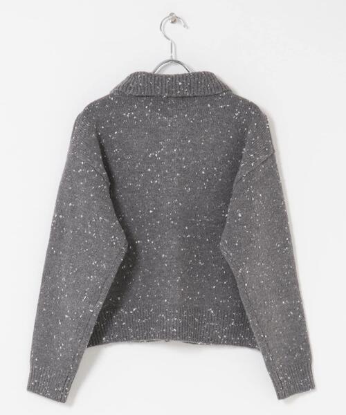 URBAN RESEARCH DOORS（アーバンリサーチドアーズ）の「ネップヤーンカーディガン（カーディガン/ボレロ・レディース・ベージュ/グレー・FREE）」の14枚目の写真